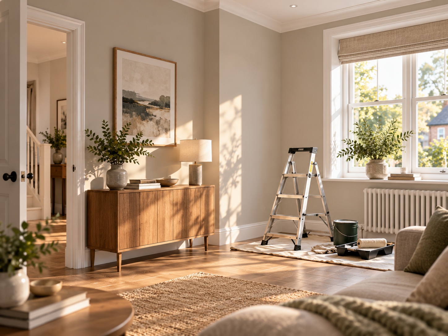 Freshly decorated living room by Oakwicke Property Services in the North East